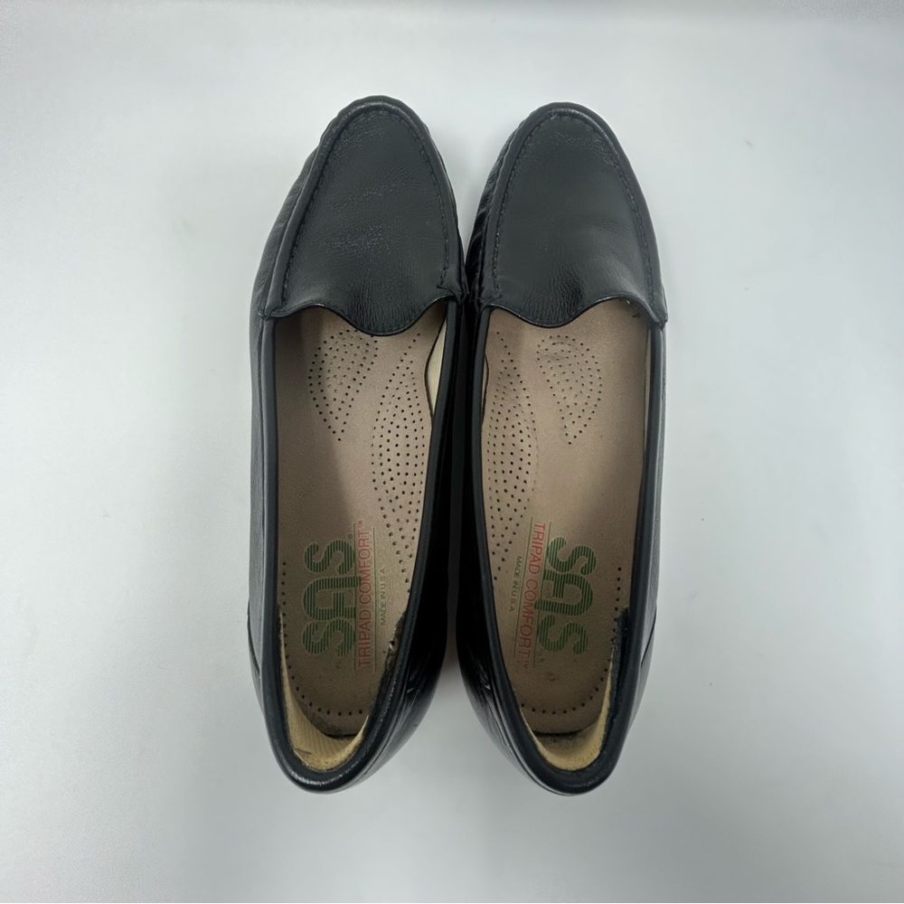 SAS Women Simplify Moccasin Loafer Leather Slip-On Round Toe Comfort Narrow 8 N - Picture 9 of 12